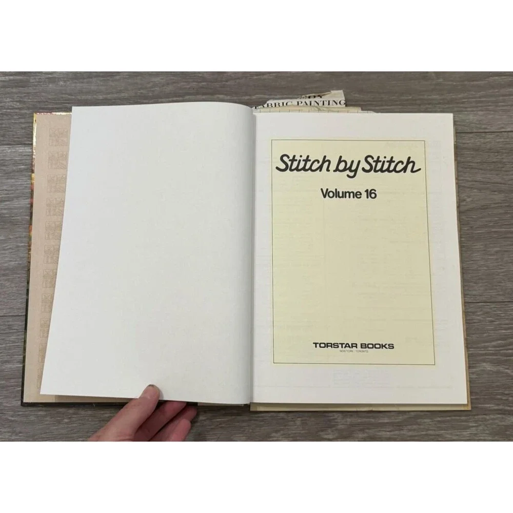 Vintage Stitch by Stitch Needlecraft Book | Home Sewing, Crochet, Knitting